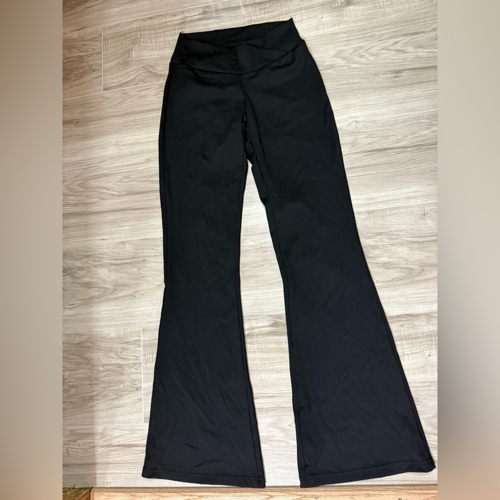 women's Black flared pants, size S